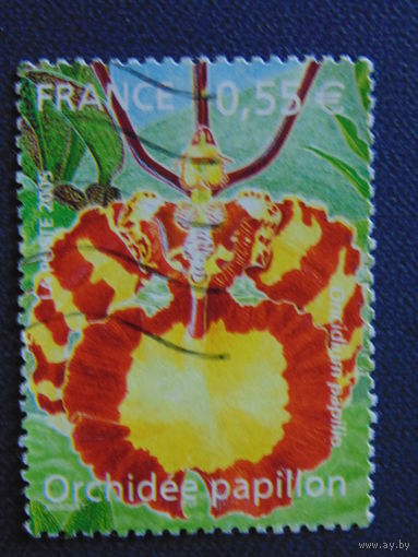 Франция 2005 г. Цветы.