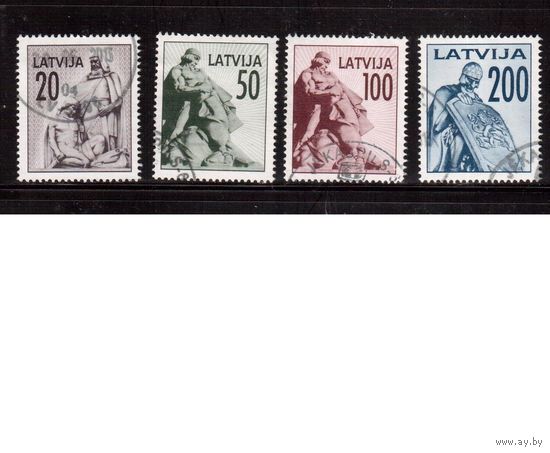 Латвия-1992 (Мих. 327-334) , гаш. , Стандарт