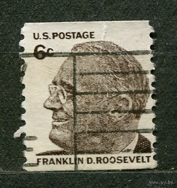Президент Рузвельт. США. 1968. Полная серия 1 марка