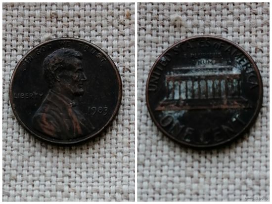США 1 цент 1983/Lincoln Cent
