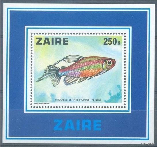 1978 Заир 557/B17 Морская фауна 15,00 евро