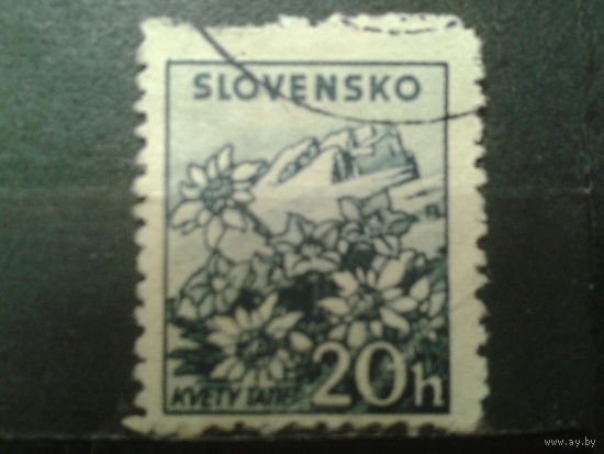 Словакия 1940 цветы