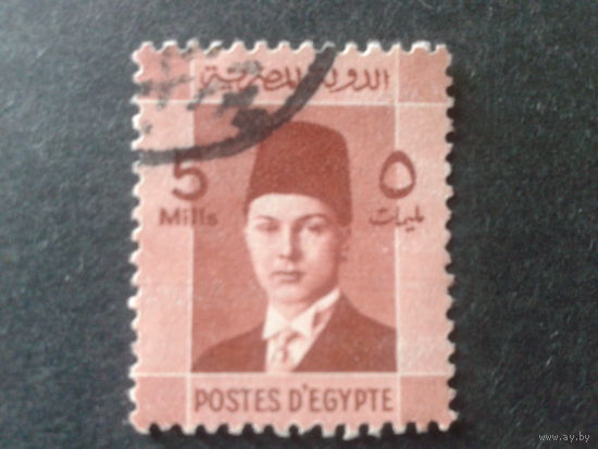 Египет 1937 король Фарук