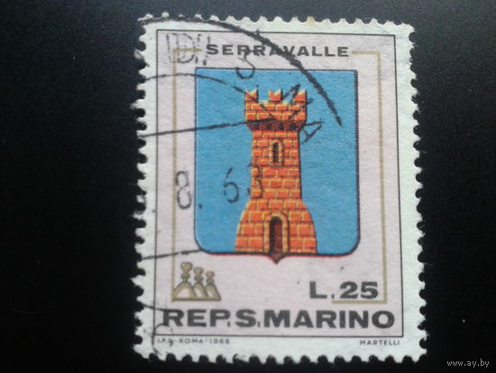 Сан-Марино 1968 герб города