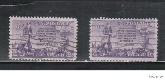 США-1952, (Мих.634), гаш. , Почтальон (одиночка),цена за 1 м на выбор
