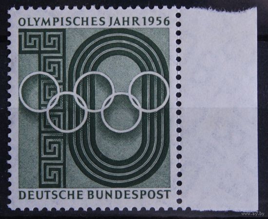 Олимпийский год, Германия, 1956 год, 1 марка
