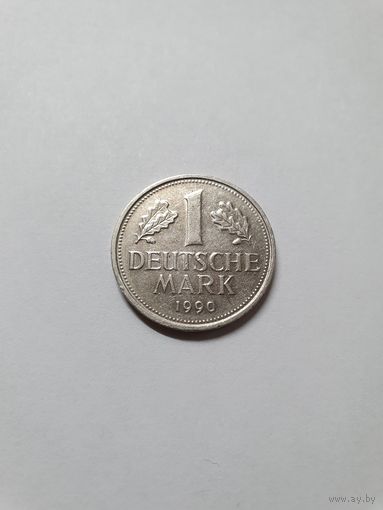 Монета 1 марка ФРГ (А) 1990 г.