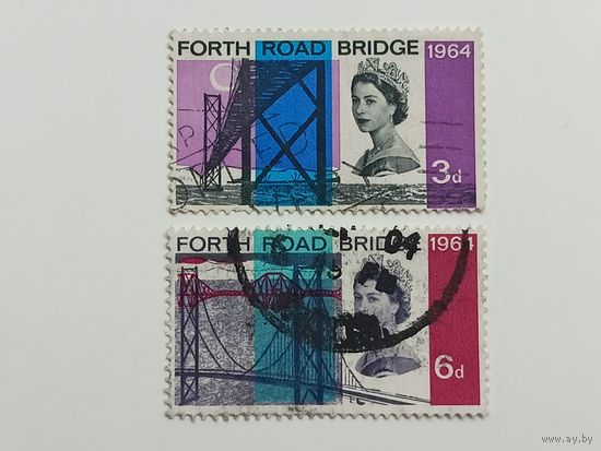Великобритания 1964. Открытие моста Форт Роуд, Шотландия. Полная серия