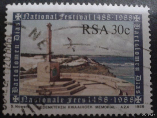 ЮАР 1988 памятник португальскому мореплавателю Б. Диасу