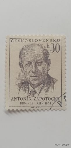 Чехословакия 1954. 70 лет со дня рождения Запотоцкого