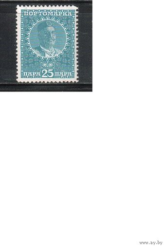 Черногория(Королевство)-1913,(Мих.25) *  , Служебные марки, Король Никола I,(2)