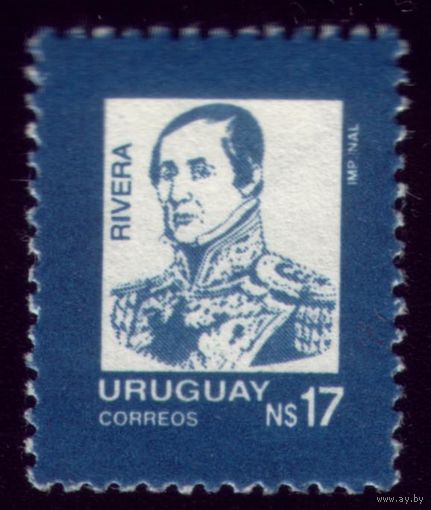 1 марка 1987 год Уругвай Ривера 1763