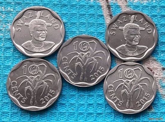 Свазиленд 10 центов, UNC.