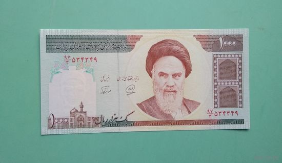 Банкнота 1000 риалов Иран 1992 г.