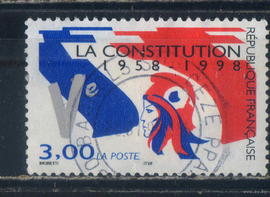 Франция 1998 40 летие Конституции V Республики #3195