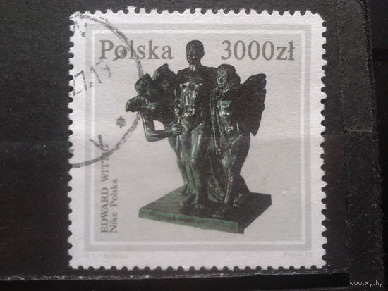 Польша, 1992, Скульптура из музея
