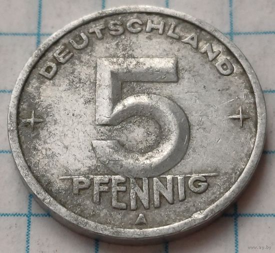 Германия - ГДР 5 пфеннигов, 1949     ( 2-1-9 )