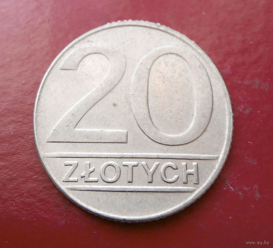 20 злотых 1989 Польша #09