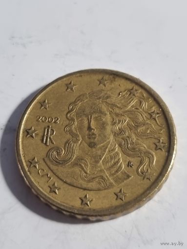 Италия 10 евроцентов 2002