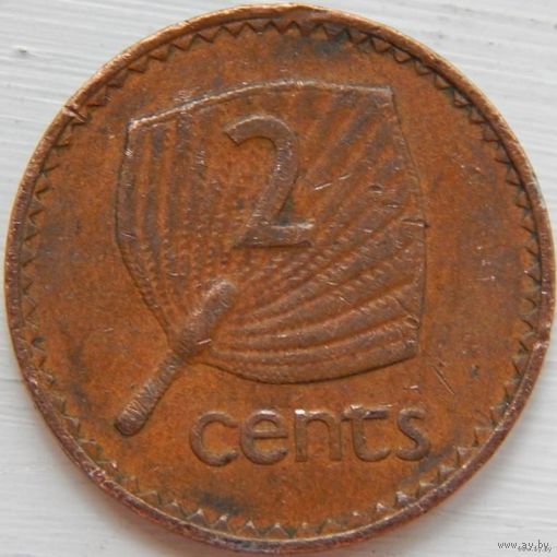 Фиджи 2 цента 1982 год