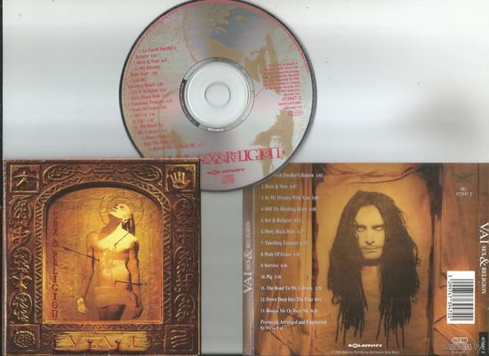 STEVE VAI - Sex & Religion (AUSTRIA аудио CD 1993)