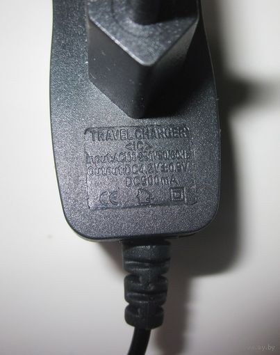 Адаптер (блок питания) Treval charger 100...250АС/ 4,2В DC 500 mA