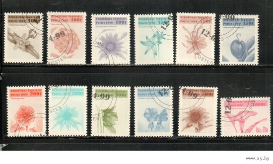 Того-1999 (Мих.2830-2841) , гаш.,  Флора, Цветы (полная серия)(1)