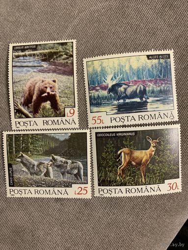 Румыния 1992. Дикие животные