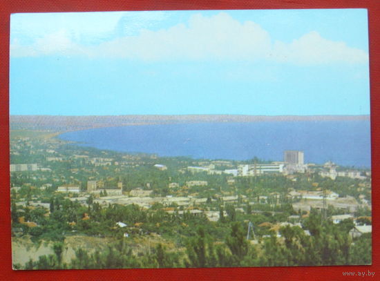 Крым. Феодосия. Вид на город. Чистая. 1980 года.