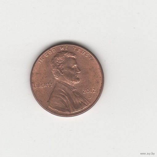 1 цент США 2012 D Лот 8654