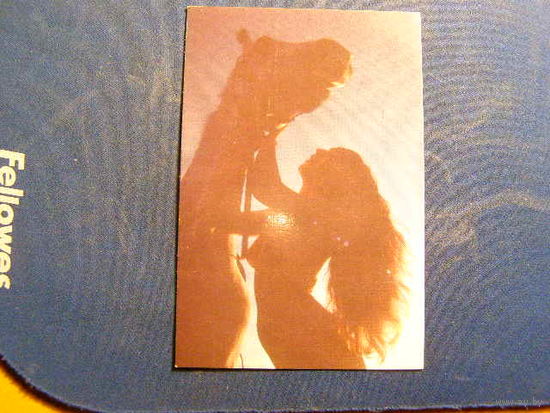 Календарики Конь с девушкой. 1990