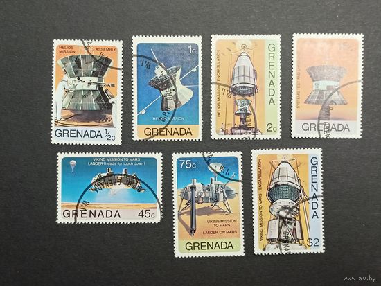 Гренада 1976. Космические миссии Викинг и Гелиос. Полная серия