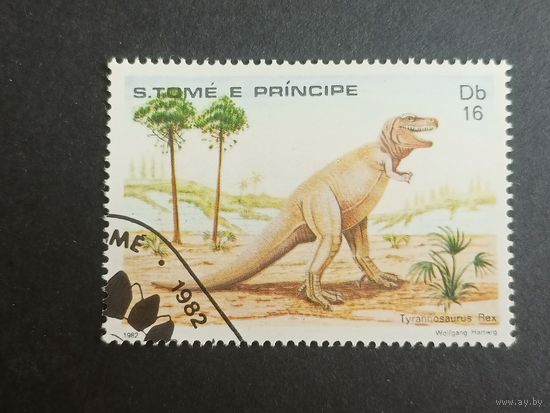 Сан Томе и Принсипи 1982. Динозавры