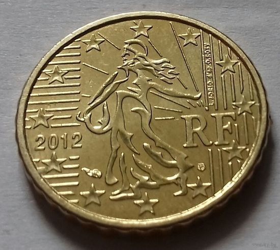 10 евроцентов, Франция 2012 г., AU