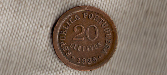 Португалия 20 сентаво 1925/(Oct)