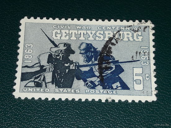 США 1963 Гражданская война. 100-летие битвы при Геттисберге
