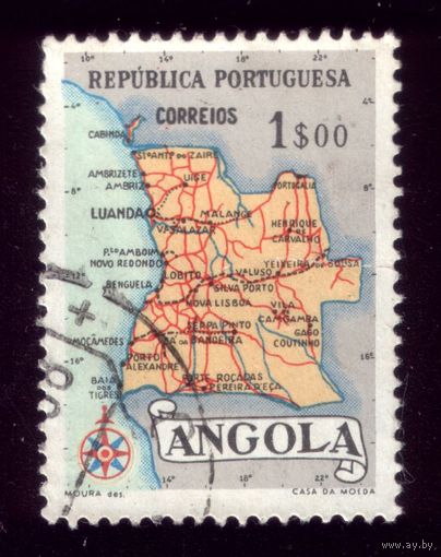1 марка 1955 год Ангола 395