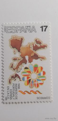 Испания 1986. Прием Испании и Португалии в ЕЭС.