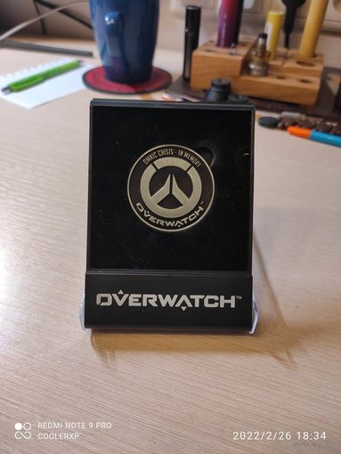 Медаль Overwatch Blizzard  из Rescue Collectors KIT