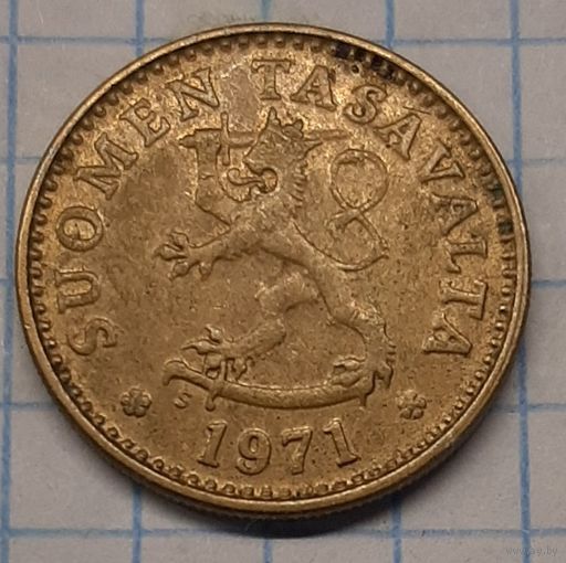 Финляндия 10 пенни 1971г.(S)km46