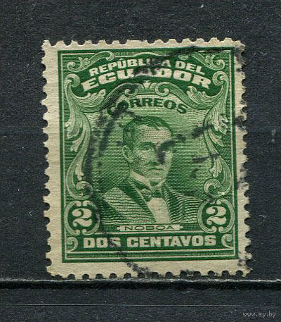 Эквадор - 1915/1928 - Диего Нобоа 2С - [Mi.206] - 1 марка. Гашеная.  (LOT ET34)-T10P5