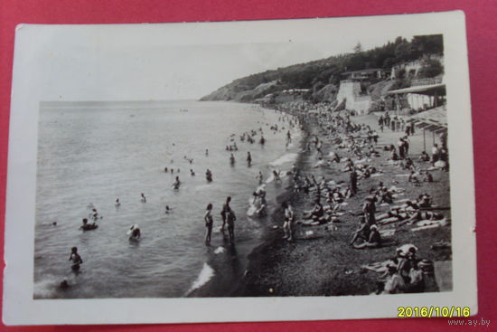 Крым Ялта "Городской пляж"  1951 год