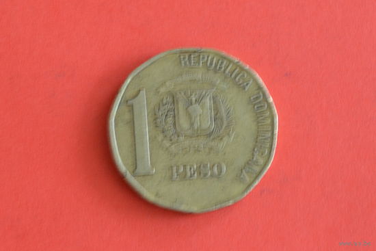 Доминикана 1 песо 2002