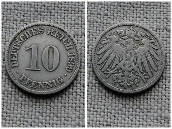 Германия 10 пфеннигов 1899 A