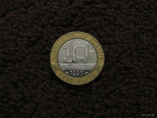Франция 10 франков 1990 (4)