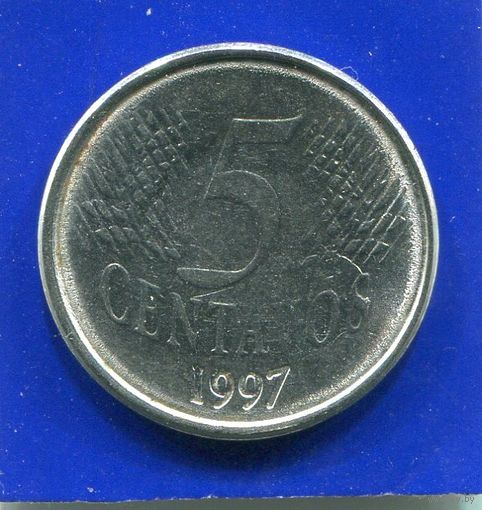 Бразилия 5 сентаво 1997