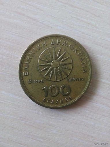 100 Драх 1990 (Греция)