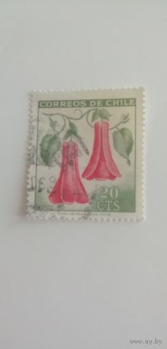 Чили 1965. Национальный цветок. Полная серия