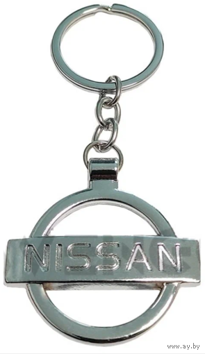Брелок Nissan металл