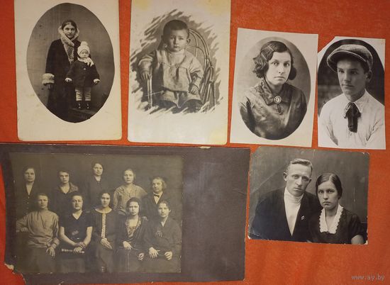 6 фото ,мода,,группа гимназисток.дети,до 1920-30г.